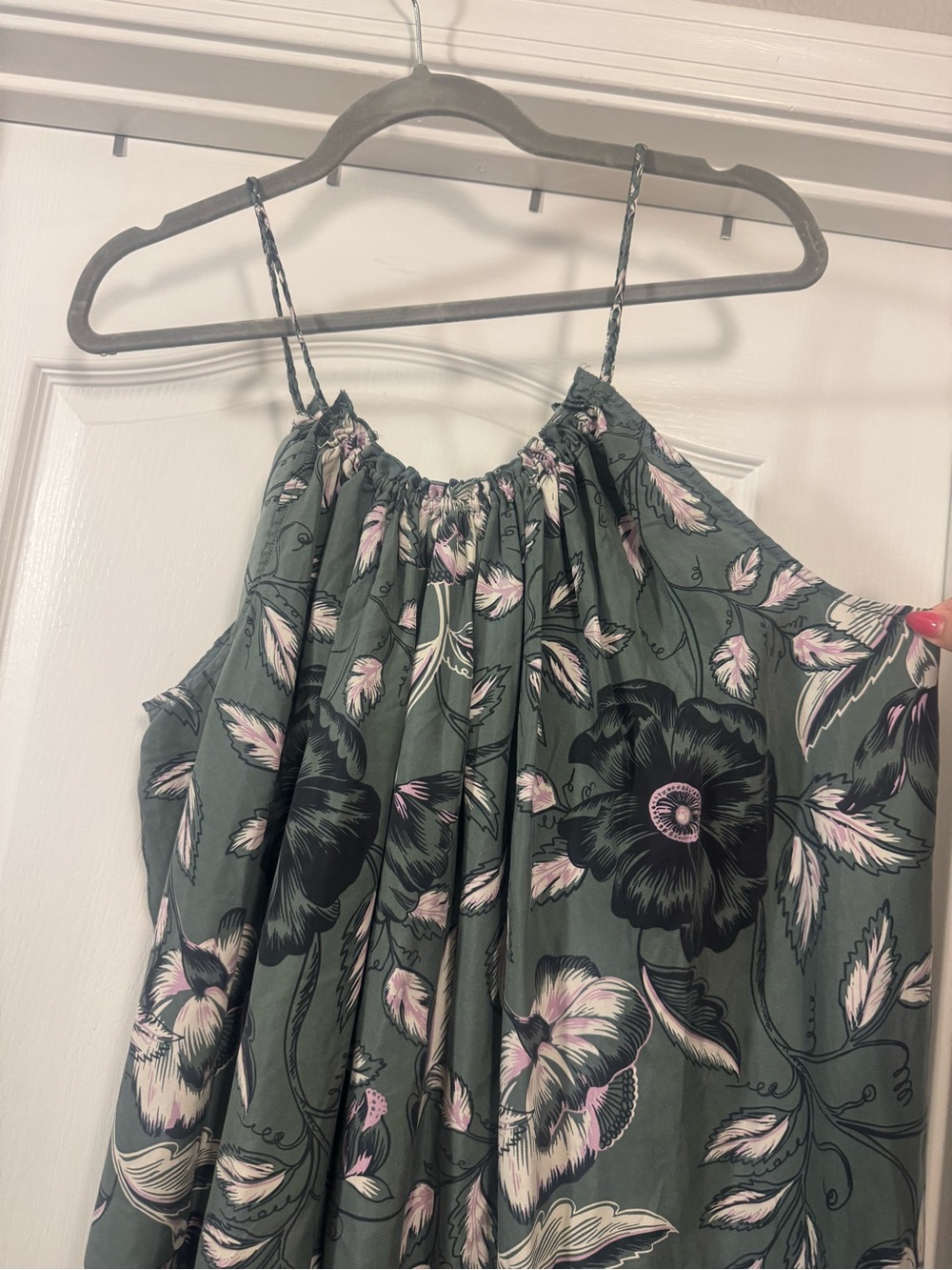 Unsubscribed 100% Silk Floral Maxi Dress - Picture 2 of 13